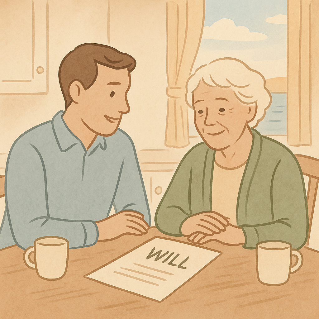 How to Talk to Your Elderly Parents About Writing a Will