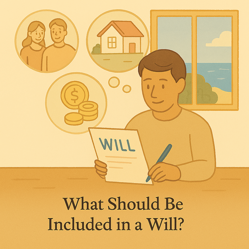What Should Be Included in a Will?